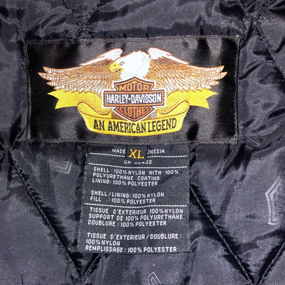 Harley Davidson Ski Style Jacket Coat Size XL - Picture 5 of 6